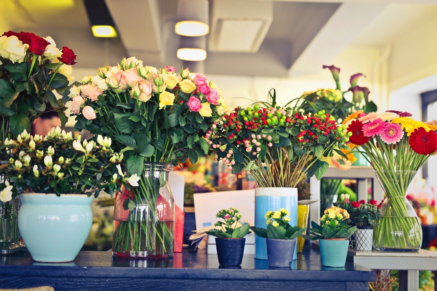Blumenladen - beste Werkzeuge für Blumenarrangements